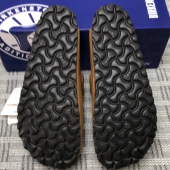BEST NWT | Women's Mink Suede Birkenstock Boston Shoes - Narrow Fit - Picture 3 of 5